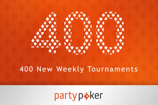 Partypoker Anuncia 400 Novos Torneios Semanais! 0001