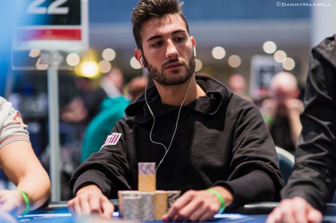 Dario Sammartino at the Summit After Day 2 of PokerStars.fr EPT Main Event