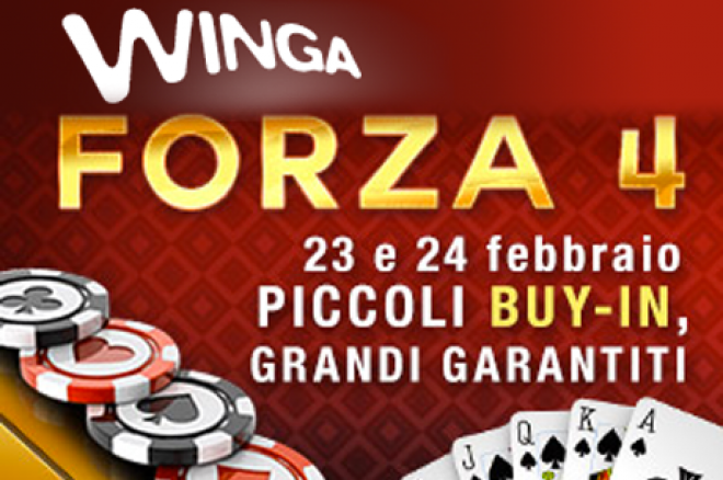 Su Winga Poker arriva Forza 4: piccoli buy-in per grandi garantiti! 0001