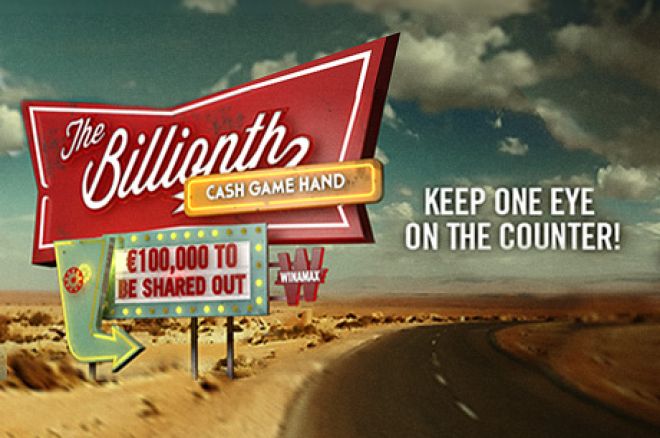 Win a 1 Billionth Hand Milestone Jackpot at Winamax! 0001