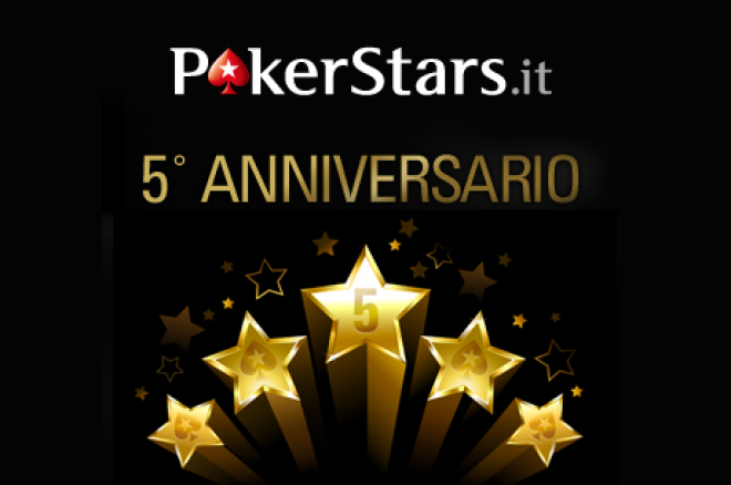PokerStars.it compie 5 anni e invita tutti a festeggiare! 0001