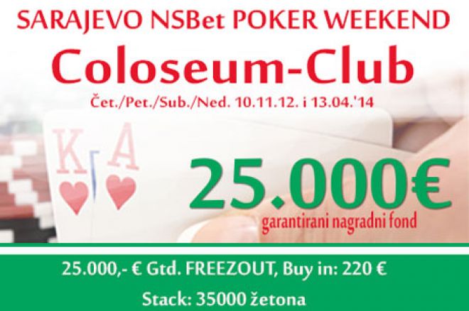 Sarajevo NSBet Poker Vikend od 10-13. Aprila 0001 Sarajevo NSBet Poker Vikend od 10-13. Aprila 0001