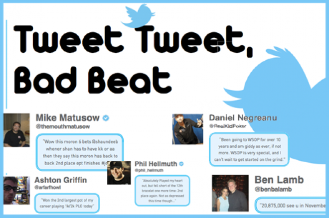 Tweet Tweet Bad Beat - Schwartz Foxwoods uitgegooid, Bilzerian is de meest interessante man op aarde Tweet Tweet Bad Beat - Schwartz Foxwoods uitgegooid, Bilzerian is de meest interessante man op aarde