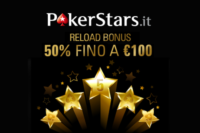 Su PokerStars.it non perdere il bonus di ricarica del 50%! 0001
