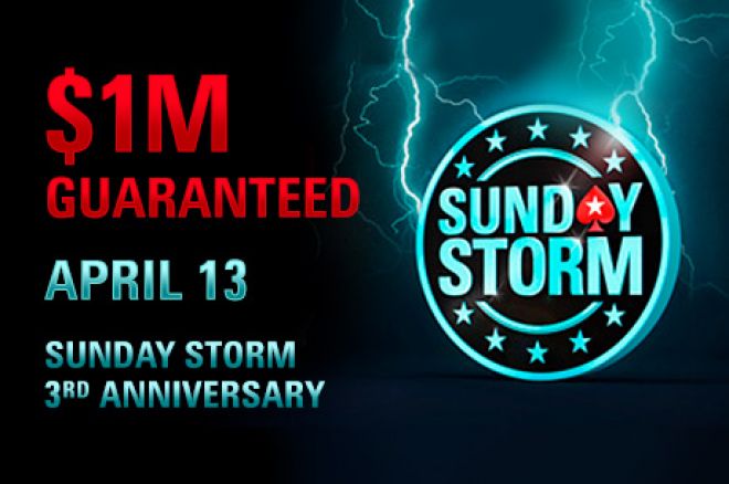 Qualify to PokerStars 3rd Anniversary Sunday Storm to Win a Share of Over $1 Million! 0001