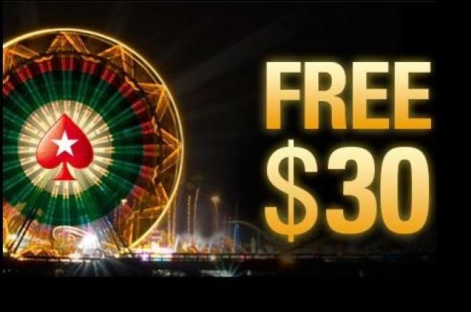 Free $30 od PokerStars Free $30 od PokerStars