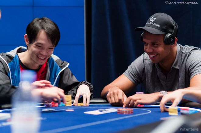 Chun Lei Zhou and Phil Ivey