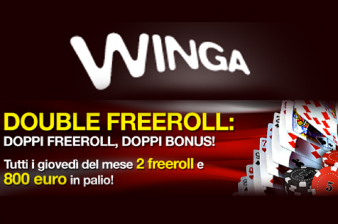 Su Winga Poker a giugno arrivano i Double Freeroll! 0001