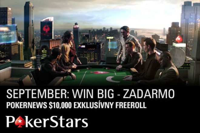 Kvalifikujte sa v auguste na náš exkluzívny freeroll 0001 Kvalifikujte sa v auguste na náš exkluzívny freeroll 0001