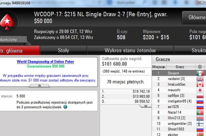 Opp66po piąty w Evencie 17 WCOOP 0001 Opp66po piąty w Evencie 17 WCOOP 0001