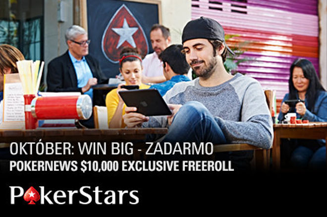 Kvalifikujte sa na exkluzívny $10.000 freeroll PokerStars 0001 Kvalifikujte sa na exkluzívny $10.000 freeroll PokerStars 0001