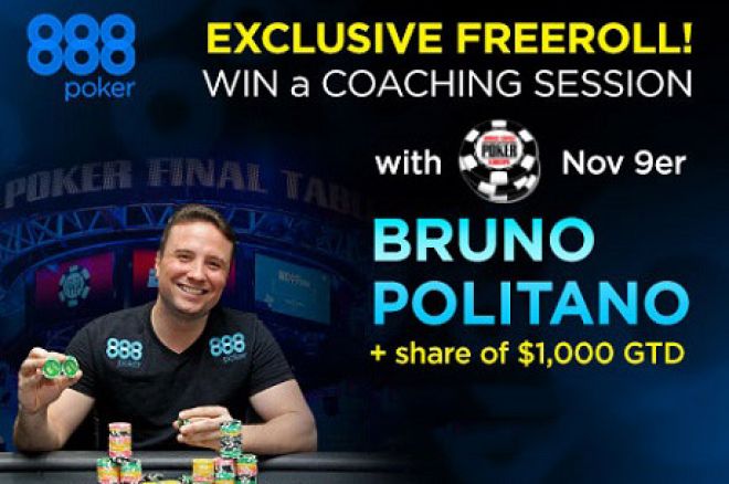 Win a Freeroll and Get Coached by November Niner Bruno Politano! 0001