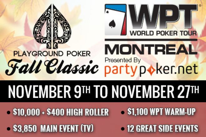 The Playground Poker Fall Classic Is Underway! 0001