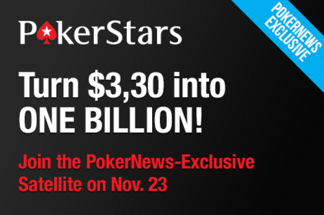 Discover How to Play The $2m GTD. Tourney Number 1 Billion on PokerStars for Only $3,30!