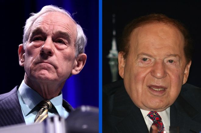 Ron Paul and Sheldon Adelson