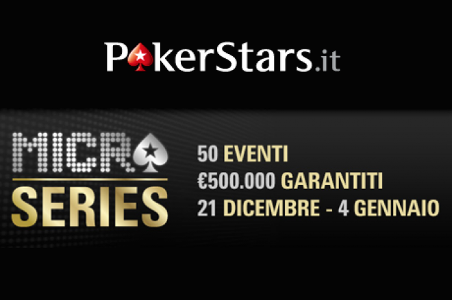 A dicembre tornano le Micro Series di PokerStars.it! 0001