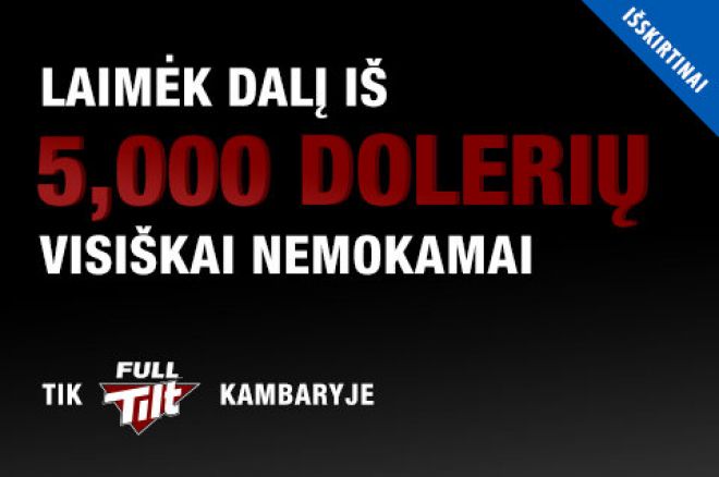 Prasidėjo kvalifikacija į $5,000 vertės PokerNews nemokamą turnyrą Full Tilt kambaryje 0001 Prasidėjo kvalifikacija į $5,000 vertės PokerNews nemokamą turnyrą Full Tilt kambaryje 0001