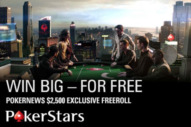 PokerNews-Exclusive $2,500 Freeroll at PokerStars
