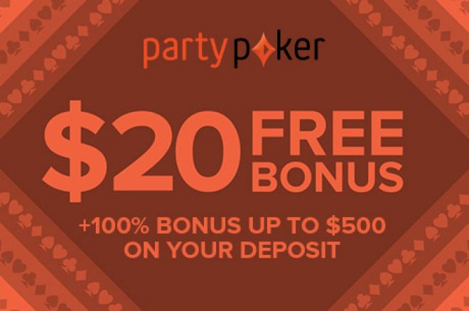 Partypoker no deposit bonus
