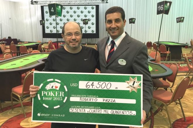 Roberto Piazza, campeón de la sexta fecha del Conrad Poker Tour 0001 Roberto Piazza, campeón de la sexta fecha del Conrad Poker Tour 0001