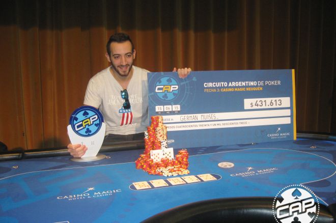 Triunfo histórico de Germán Muises: back-to-back en el CAP 0001 Triunfo histórico de Germán Muises: back-to-back en el CAP 0001