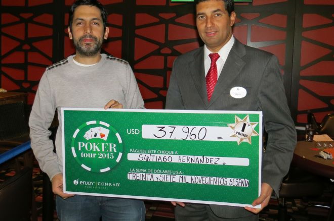 La octava fecha del Conrad Poker Tour fue para Santiago Hernández 0001 La octava fecha del Conrad Poker Tour fue para Santiago Hernández 0001