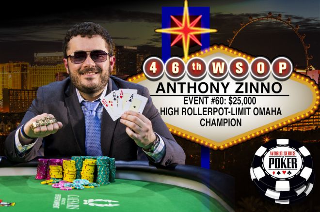 WSOP: $25,000 Pot Limit Omaha „High Roller“ turnyre nugalėjo Anthony Zinno 0001 WSOP: $25,000 Pot Limit Omaha „High Roller“ turnyre nugalėjo Anthony Zinno 0001