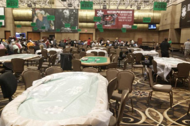 Heavy Rain Causes Leaky Roof at Rio; 23 Day 1b Main Event Tables Forced to Move 0001