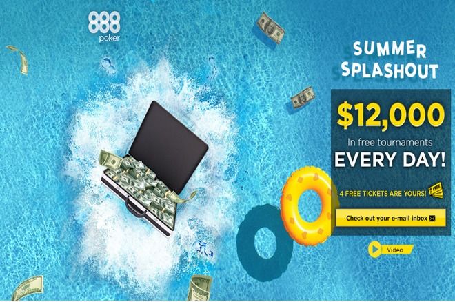 Prasidėjo 888poker SplashOut Serija - laimėk $12,000 kasdien 0001 Prasidėjo 888poker SplashOut Serija - laimėk $12,000 kasdien 0001