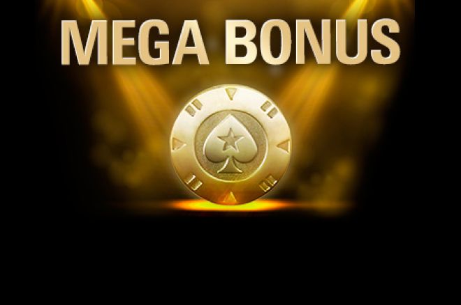 PokerStars „Megabonus“ - garantuotas prizas už atliktą depozitą 0001 PokerStars „Megabonus“ - garantuotas prizas už atliktą depozitą 0001