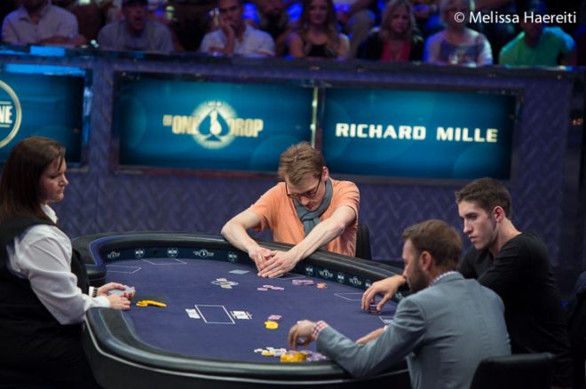 Christoph Vogelsang, Daniel Colman, and Daniel Colman at the 2014 $1M Big One for One Drop