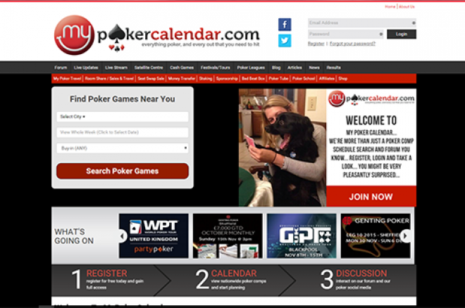 My Poker Calendar