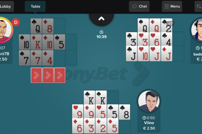 open face chinese poker online for money