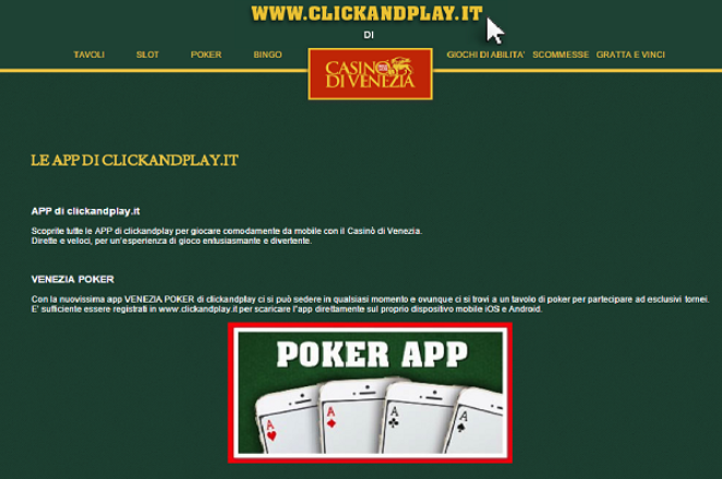 Poker app Casino Venezia