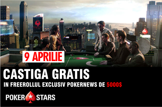 PokerStars Freeroll 5000$ 9 aprilie