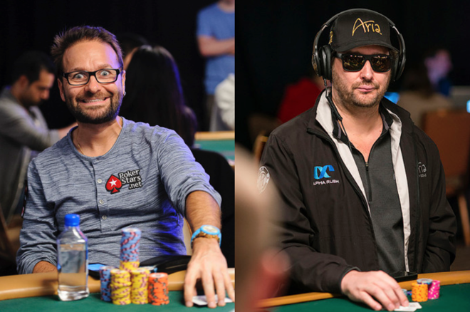 Daniel Negreanu and Phil Hellmuth