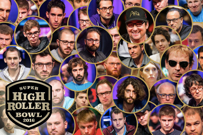 $300.000 Aria Super High Roller Bowl 2016 spelers $300.000 Aria Super High Roller Bowl 2016 spelers