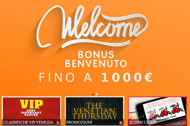 Casino Venezia Welcome Bonus
