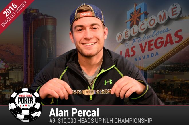 Alex Luneau finit 3e, le bracelet du WSOP Head's Up Championship pour Alan Percal 0001