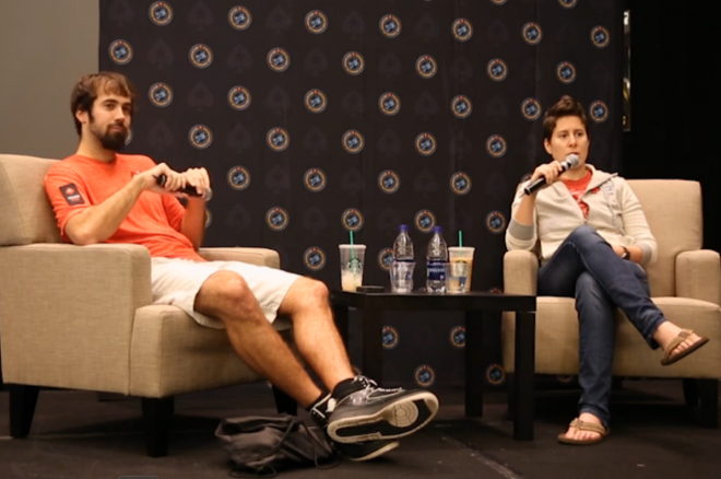 Jason Mercier en Vanessa Selbst Jason Mercier en Vanessa Selbst