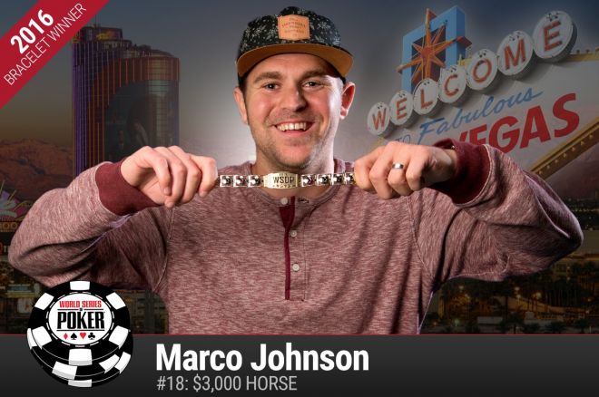 Bientôt papa, Marco Johnson s'offre un 2e bracelet, 116e cash WSOP pour Phil Helmuth ! 0001