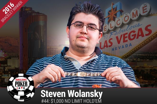 WSOP Event #44 - Steven Wolansky wint $1.000 No-Limit Hold'em voor $298.849 na extra dag WSOP Event #44 - Steven Wolansky wint $1.000 No-Limit Hold'em voor $298.849 na extra dag
