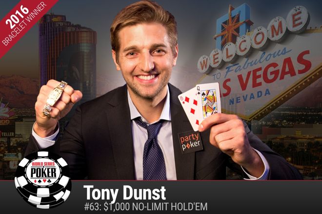 Tony Dunst, Un bracelet WSOP pour Mr WPT 0001