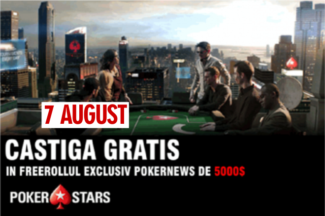 PokerStars Freeroll 5000$ 7 august 2016