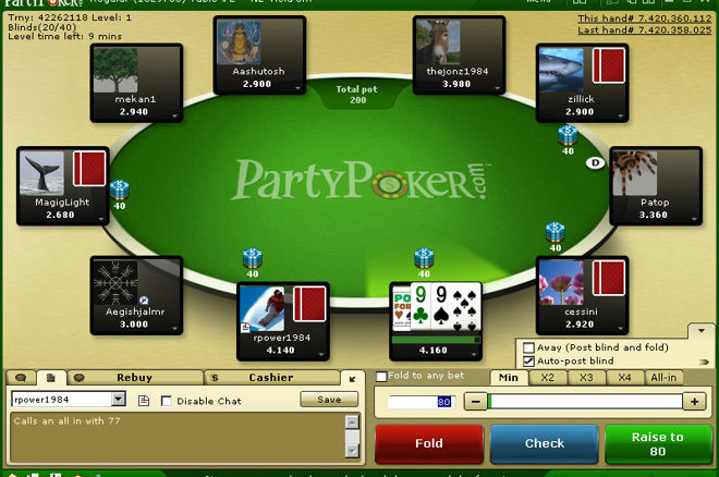 „PartyPoker“ ruošia permainas grynųjų pinigų žaidimų mėgėjams 0001 „PartyPoker“ ruošia permainas grynųjų pinigų žaidimų mėgėjams 0001
