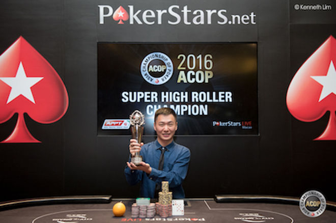 Azijos Pokerio čempionatas: 500,000 Honkongo dolerių kainavusį „ACOP Super High... 0001 Azijos Pokerio čempionatas: 500,000 Honkongo dolerių kainavusį „ACOP Super High... 0001