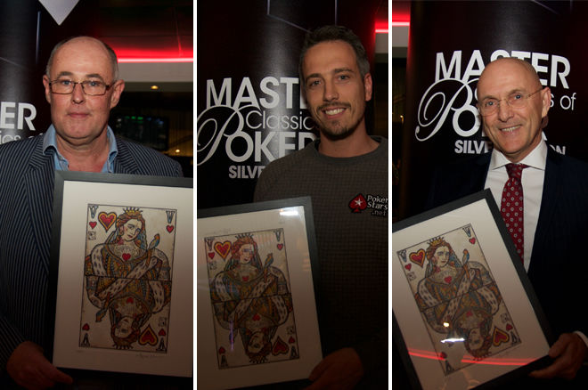 Lex Veldhuis, Rob Hollink en Peter Voolstra in de Nederlandse Poker Hall of Fame Lex Veldhuis, Rob Hollink en Peter Voolstra in de Nederlandse Poker Hall of Fame