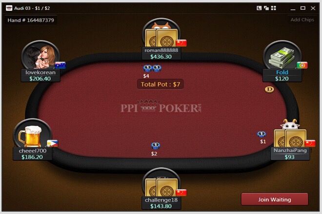 PPIPOKER.net Table Image