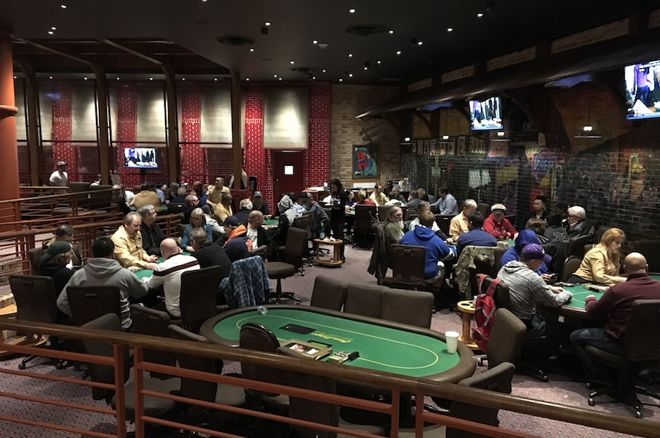 The Beau Rivage Poker Room in Biloxi, Mississippi