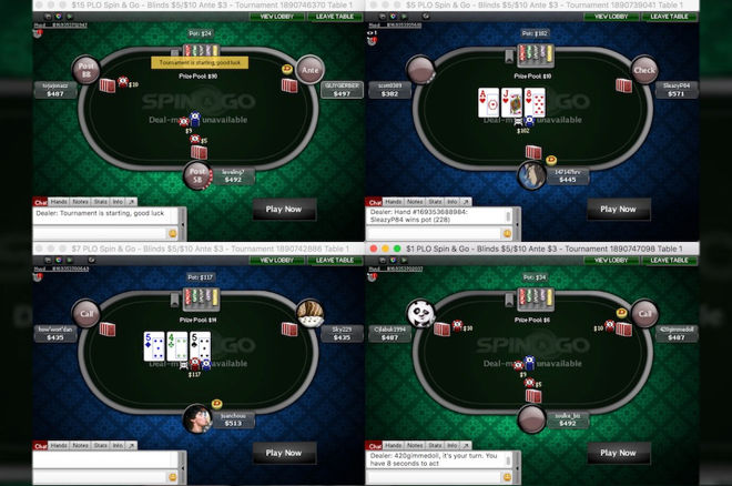 Pot-Limit Omaha Spin & Go Strategy on PokerStars